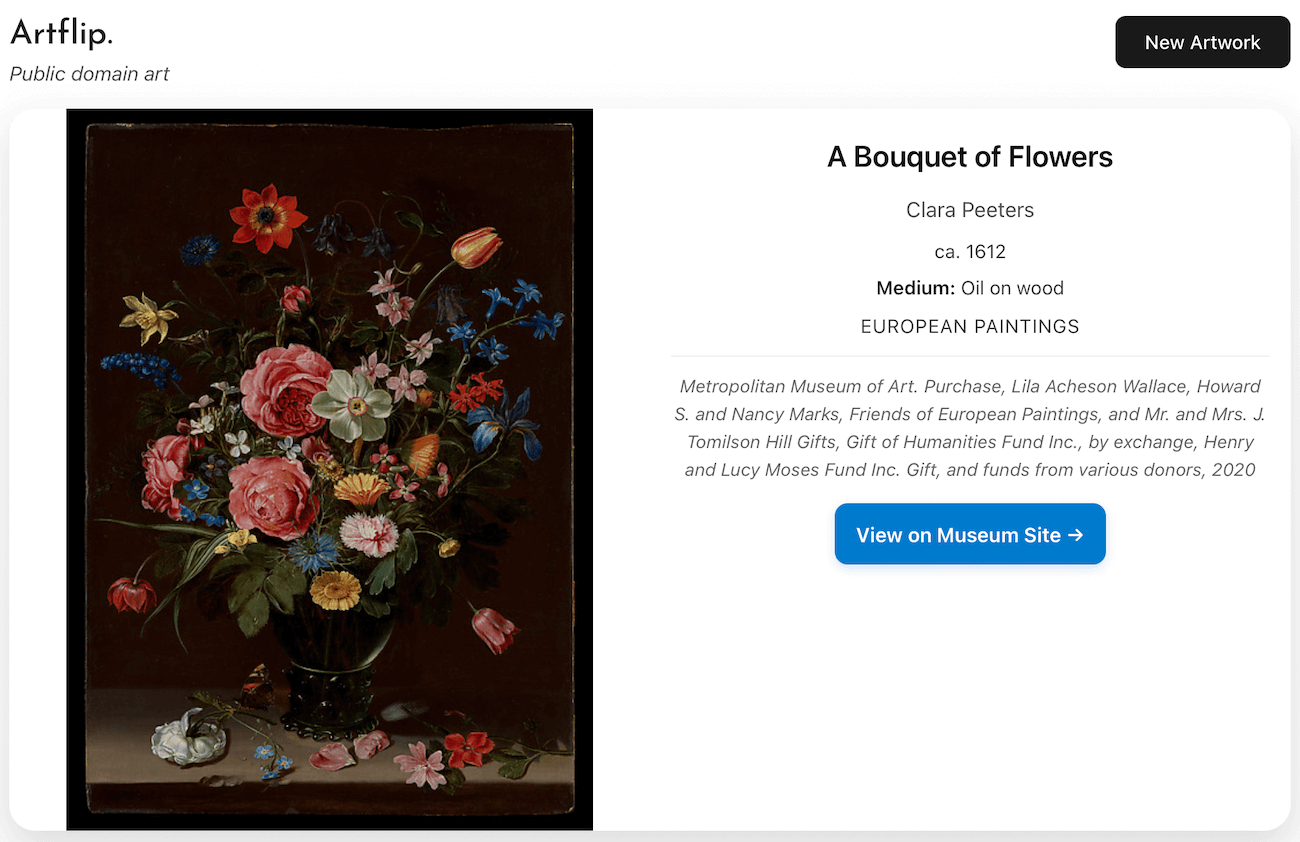 A Bouquet of Flowers, Clara Peeters